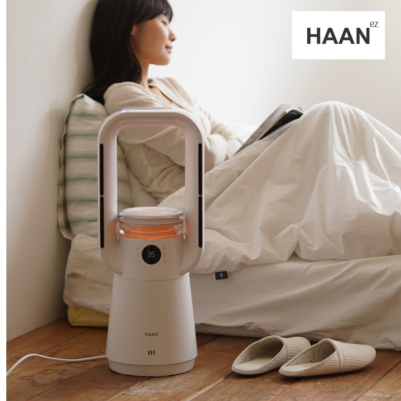 한경희 가습 온풍기 BLDC 실내 온풍기 업소용 난방기 불멍 히터