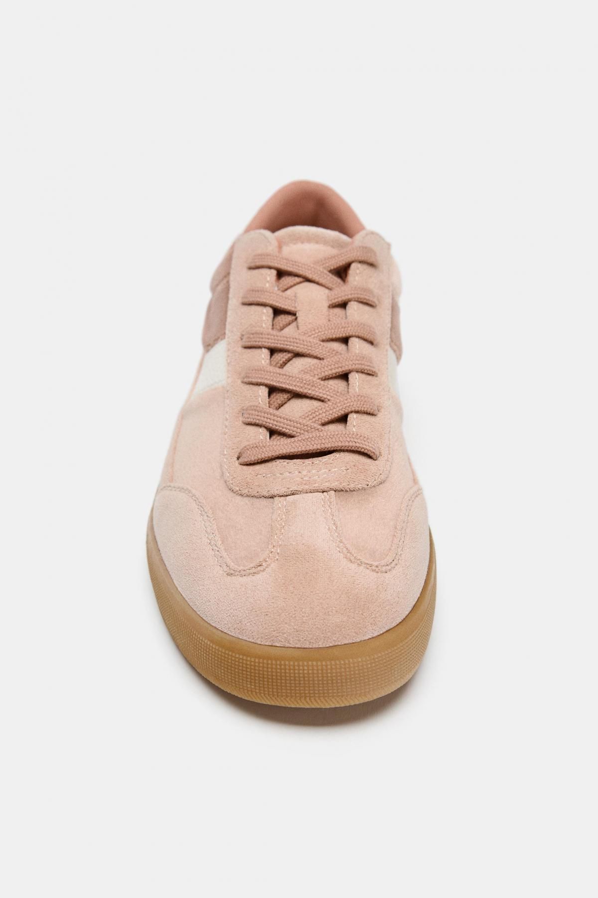 자라 컬러블록 베이직 로우탑 스니커즈 5431/610 PINK - 상세 이미지 5
