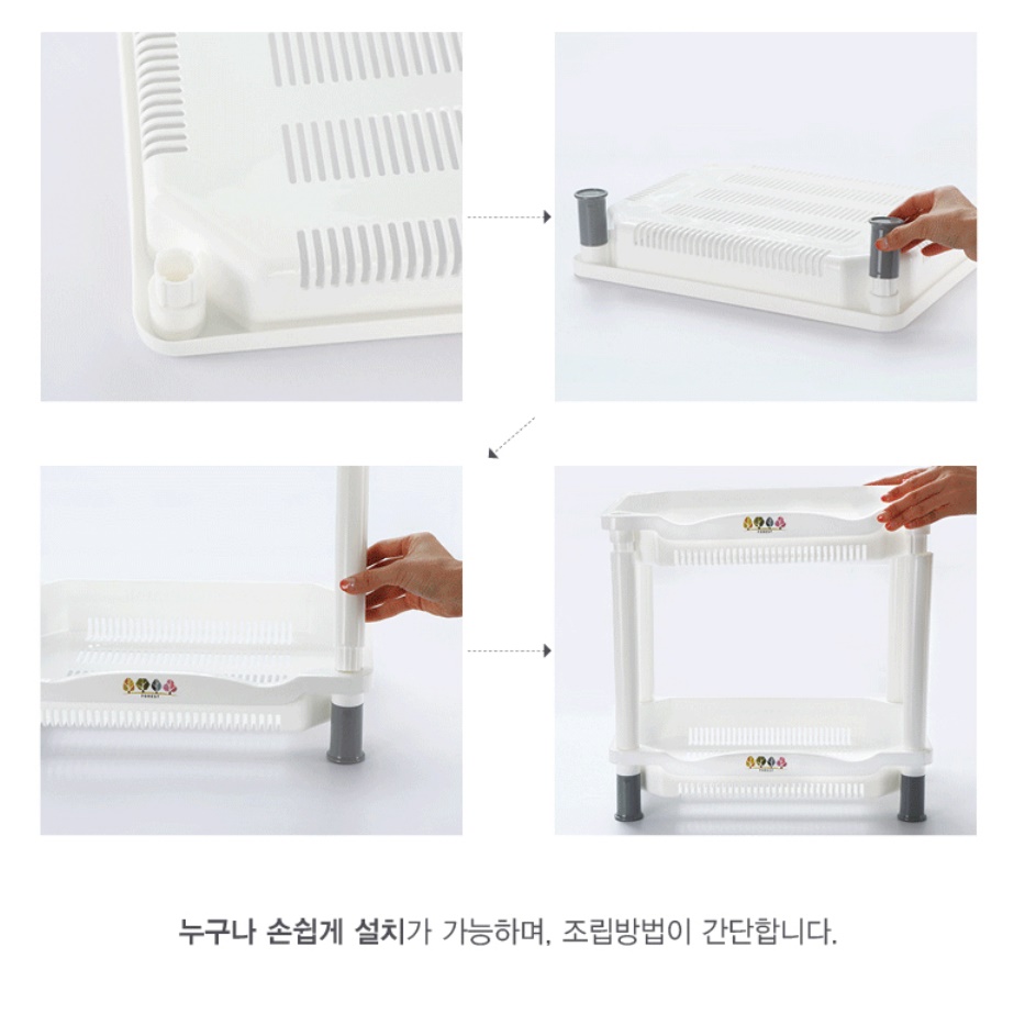 화장실 코너 수납장 싱크대 코너장 목욕탕 진열대 목욕탕 코너 선반 - 상세 이미지 2