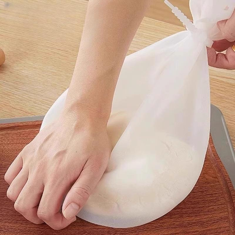 주머니 반죽 실리콘 주방 떡 홈베이킹 베이킹 반죽주머니 짤주머니 혼합 내열성 1.5kg중형1개 - 상품 이미지