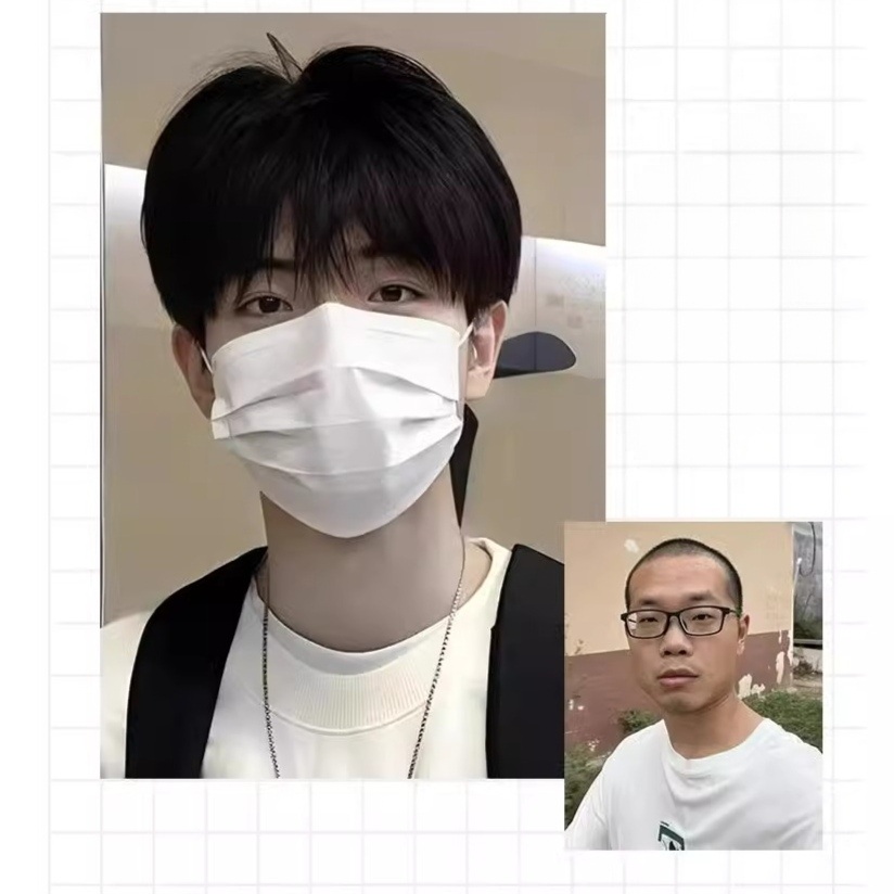 투블럭 댄디 남자통가발 데일리 훈남 군인휴가 데이트 하객 탈모커버 느좋남 스타일 2컬러 - 상세 이미지 2