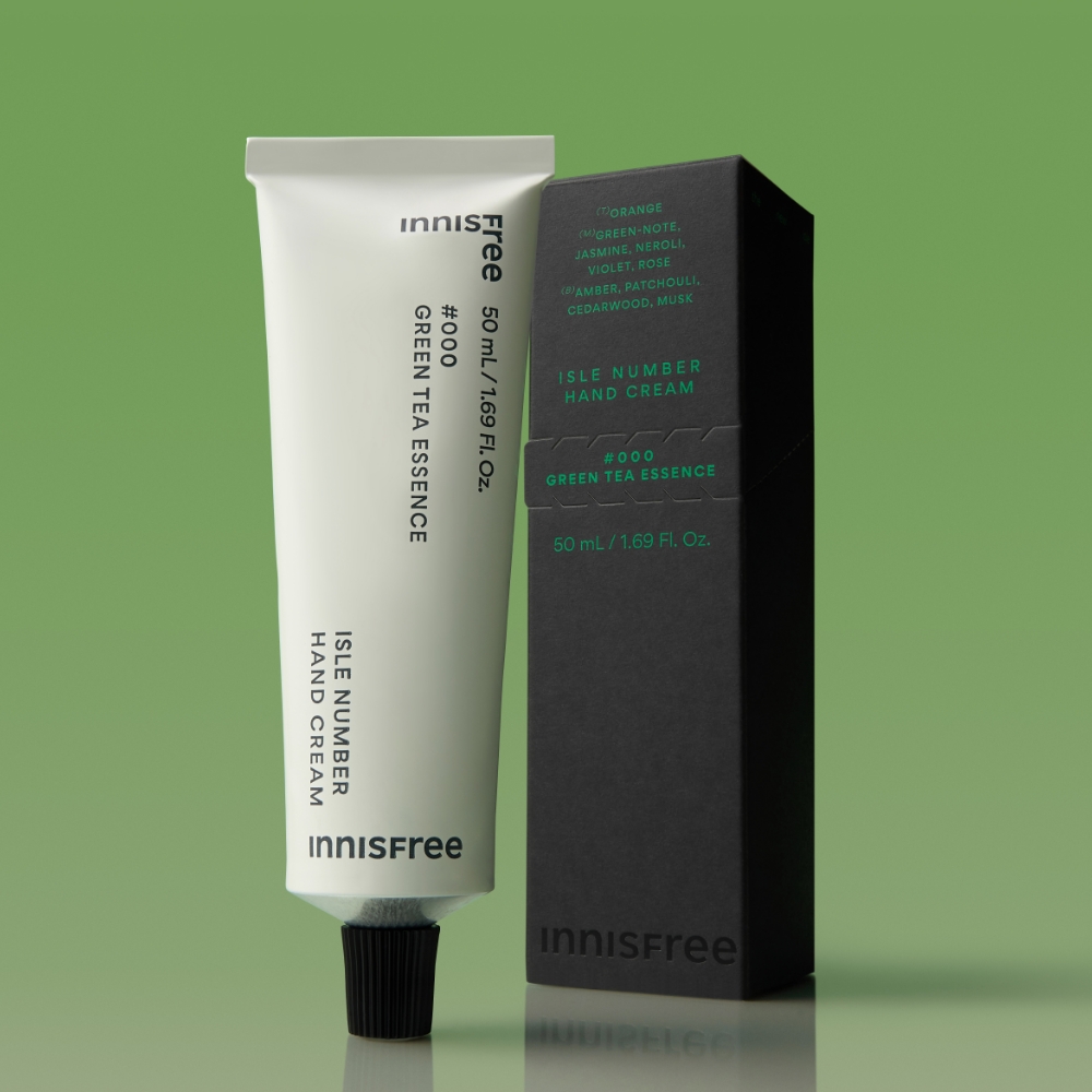이니스프리 아일 넘버 핸드크림 그린티 에썽스, 50ml, 2개 - 상세 이미지 2