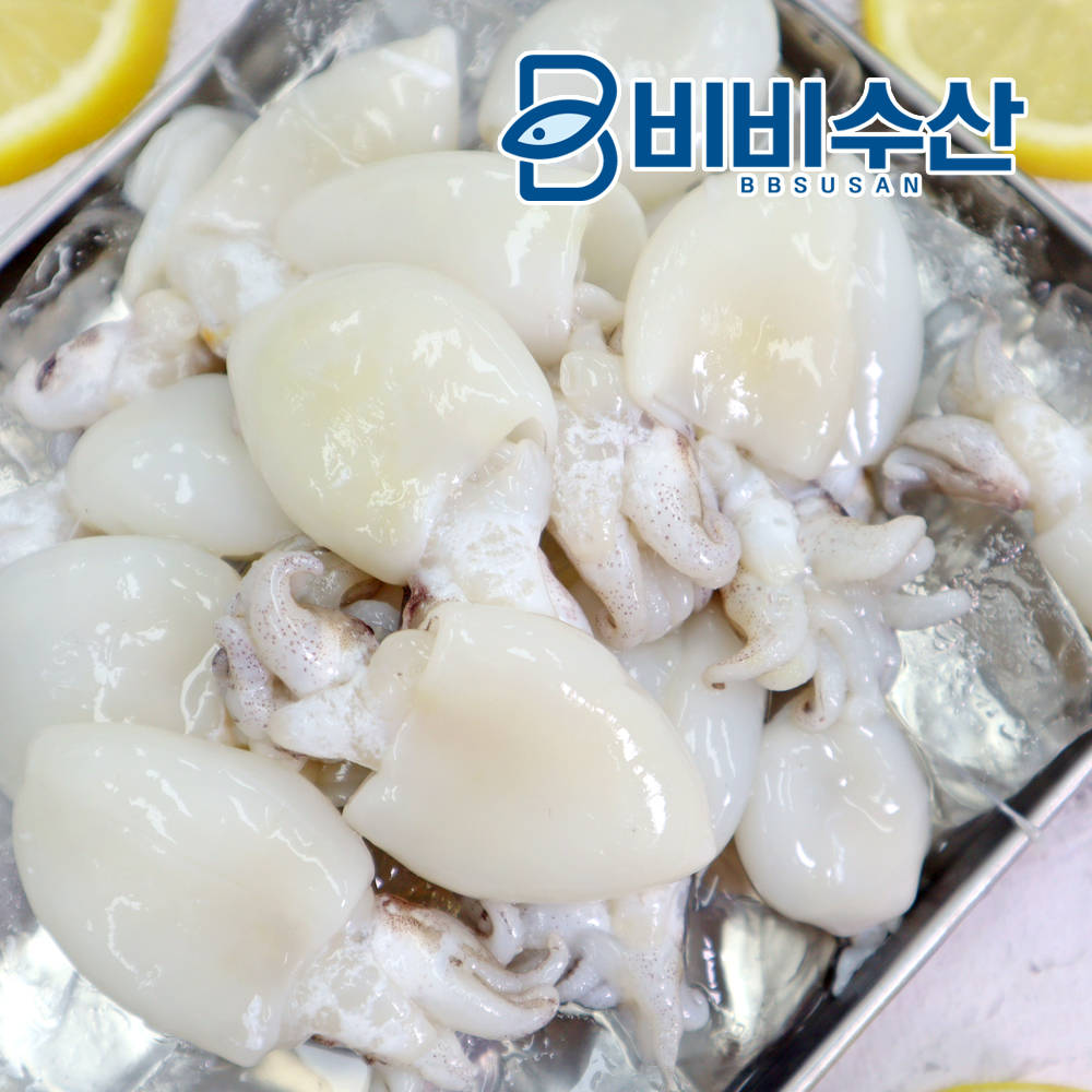 베이비 갑오징어 손질한 미니갑오징어 2팩 - 상품 이미지