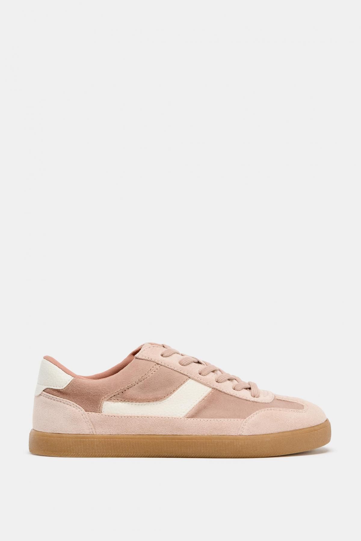 자라 컬러블록 베이직 로우탑 스니커즈 5431/610 PINK - 메인 이미지