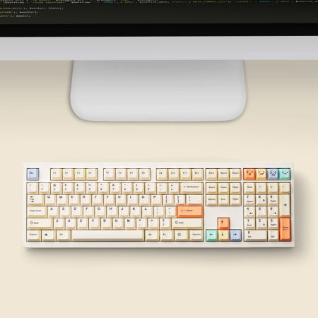 바로 VARO V108 파스텔 3모드 유무선 블루투스 기계식키보드