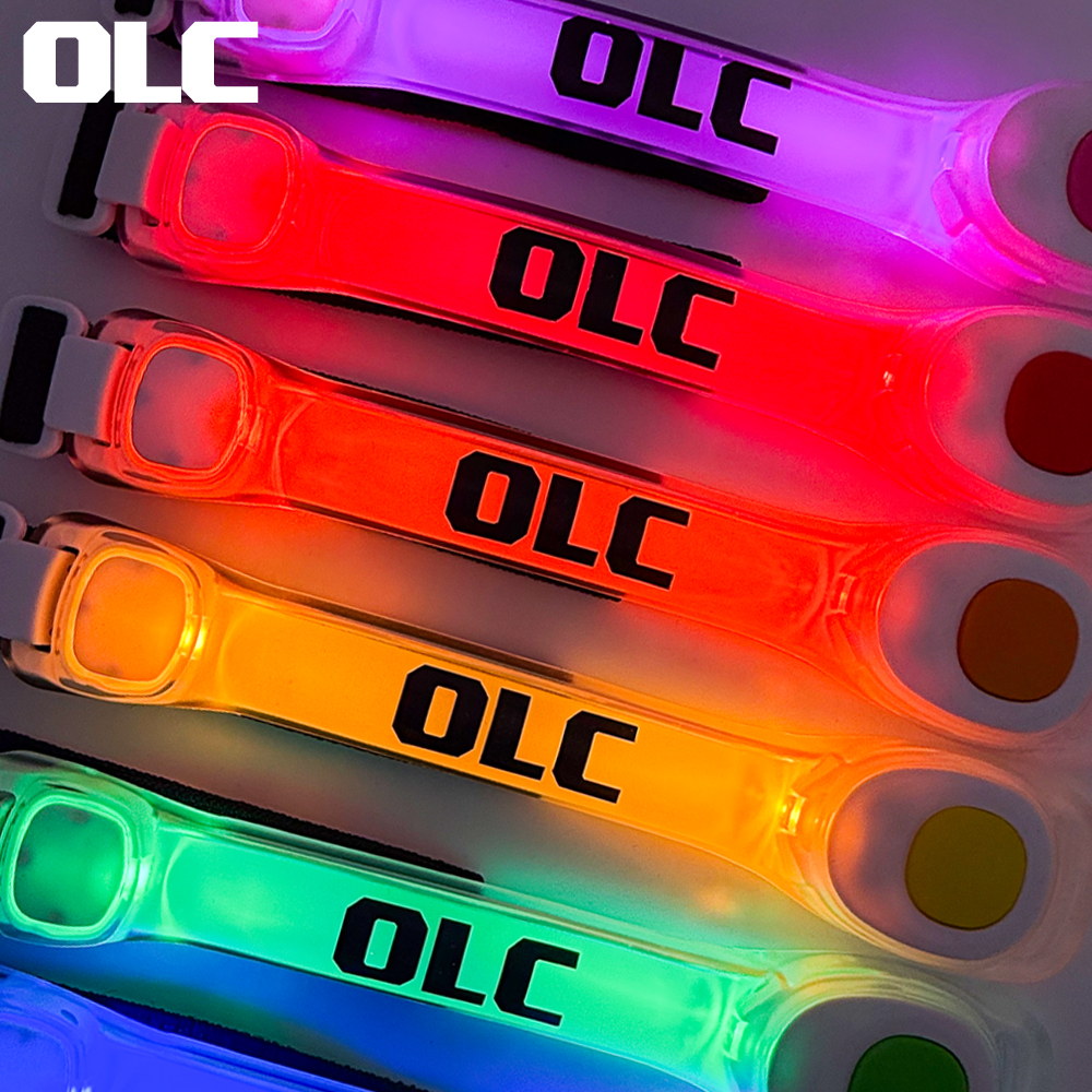 OLC LED 암밴드 러닝 라이트 자전거 밴드 안전등
