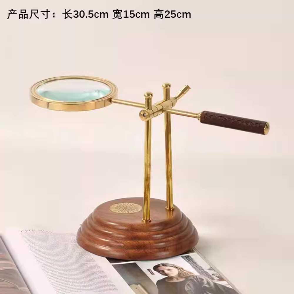 스탠드 돋보기 연구실 노인 독서 서재 사무실 장식품 19.5x7x20 - 상세 이미지 4