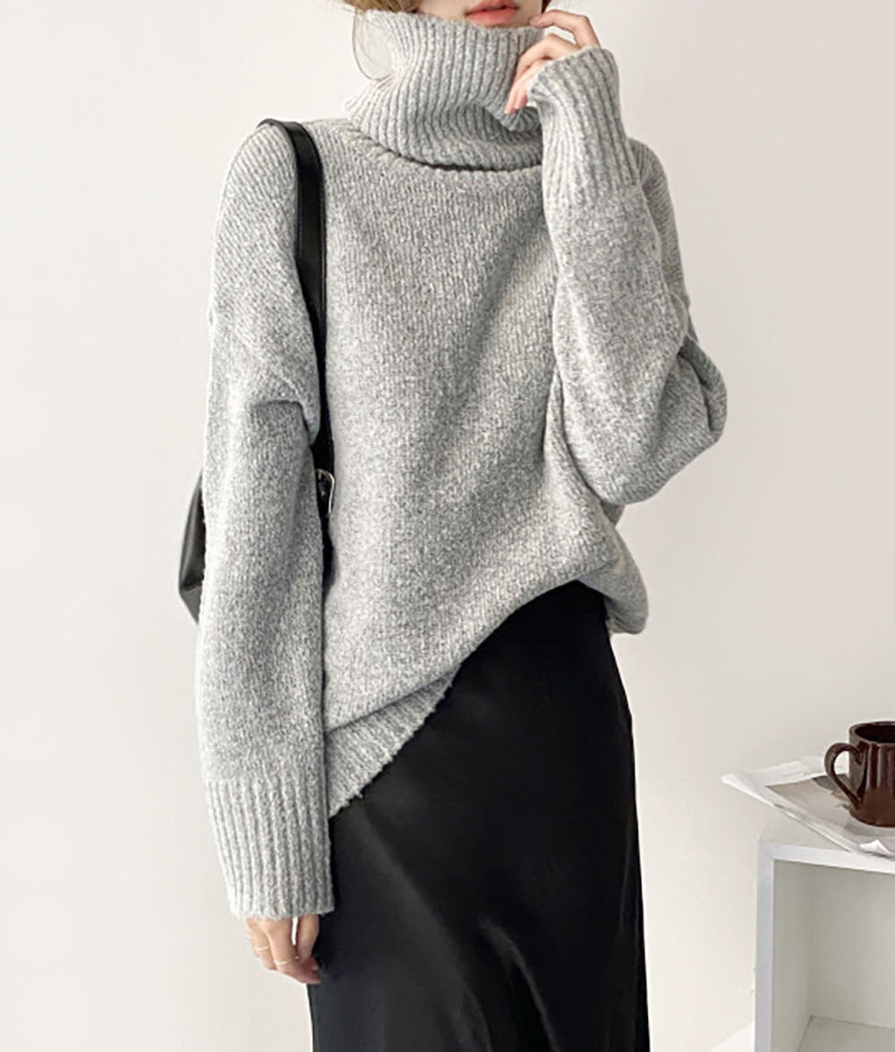 [엔드에이/무배] 보들보들 여리핏 터틀넥 니트 제품 이미지