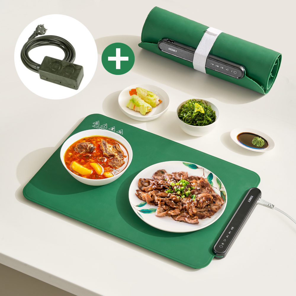 1+1 캠핑용 푸드워머 음식 보온기 전기 워머기 매트 휴대용 미니