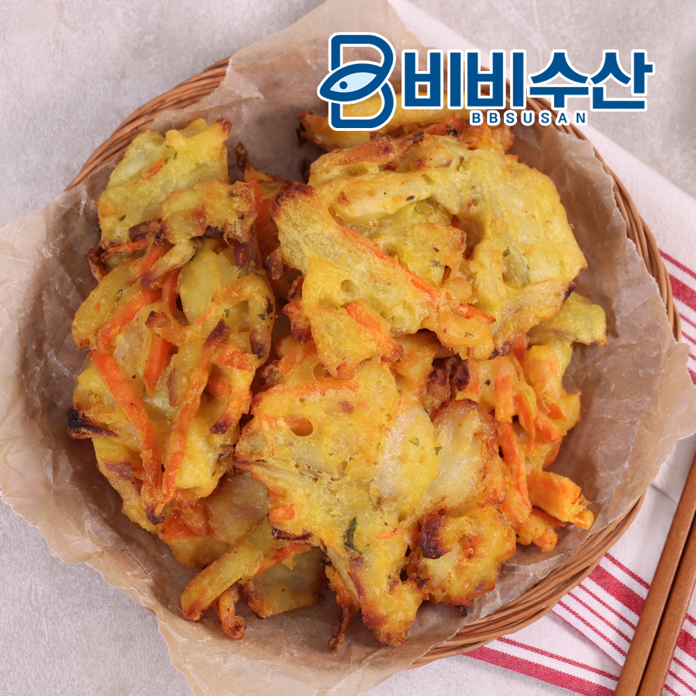 통통 야채튀김1.5kg 분식집 튀김 에어프라이어가능 이미지 4