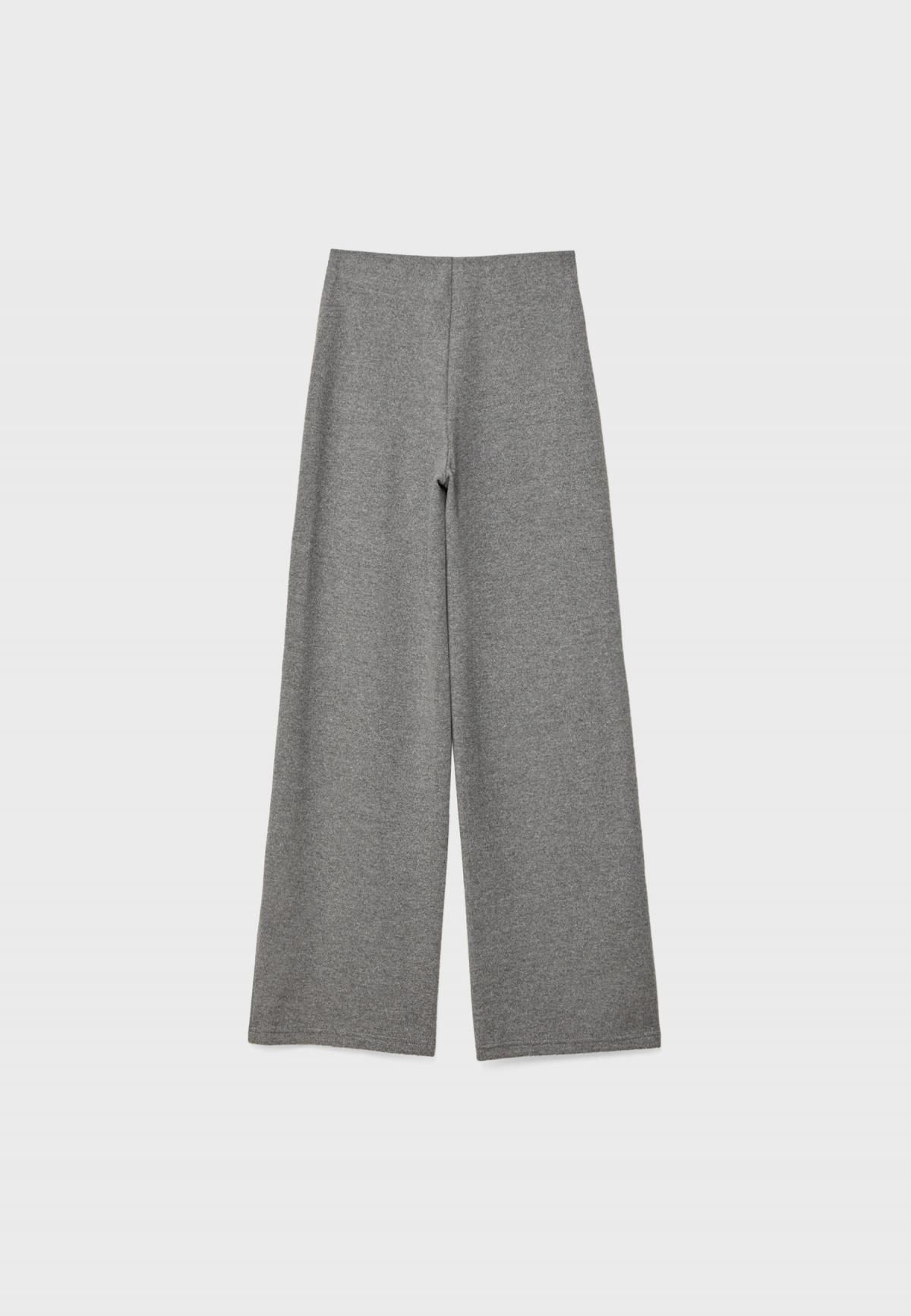 스트라디바리우스 심 디테일 니트 와이드 팬츠 4595/501 DARK GREY - 상세 이미지 4