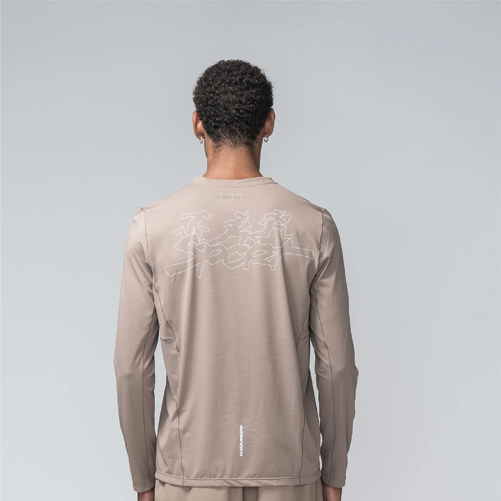 H.쿠모리 Sport Training Long Sleeve Brown - 상세 이미지 4