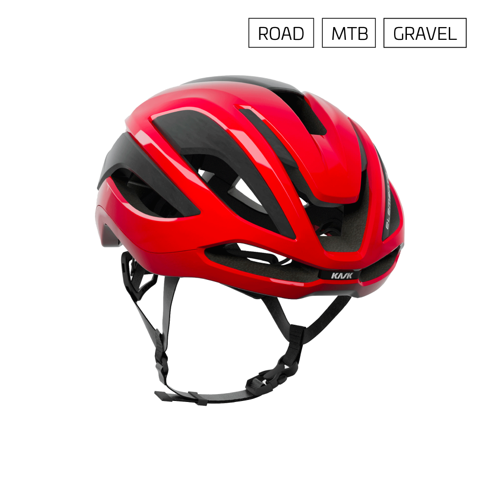 카스크 엘레멘토 카본 자전거 사이클 헬멧 레드 - 상품 이미지