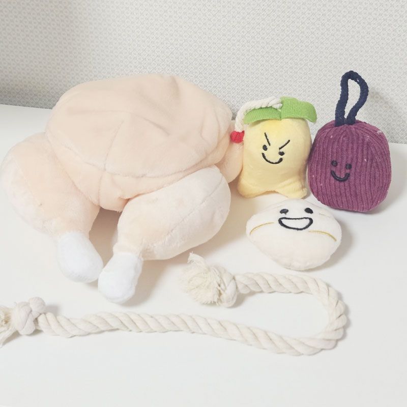 삼계탕인형 반려견 애착인형 강아지 장난감 노즈워크 댕댕이 놀이감 - 상세 이미지 5