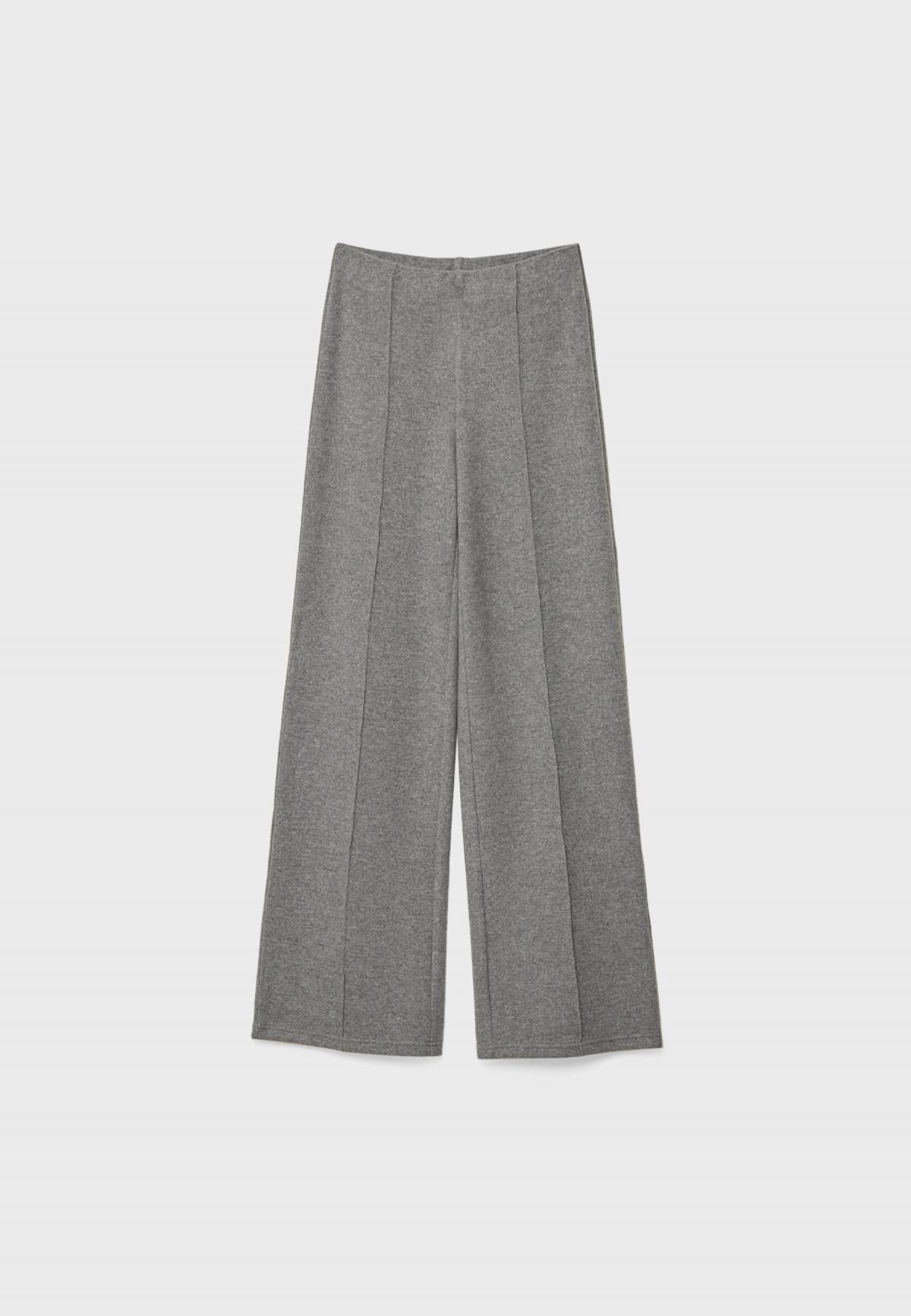 스트라디바리우스 심 디테일 니트 와이드 팬츠 4595/501 DARK GREY - 상세 이미지 2