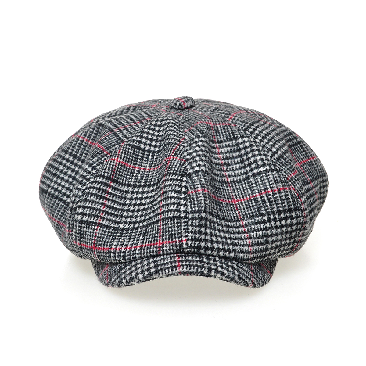 글렌체크 남성 뉴스보이캡 헌팅캡 베레모 겨울 빵모자 팔각모 M L XL - 상세 이미지 2