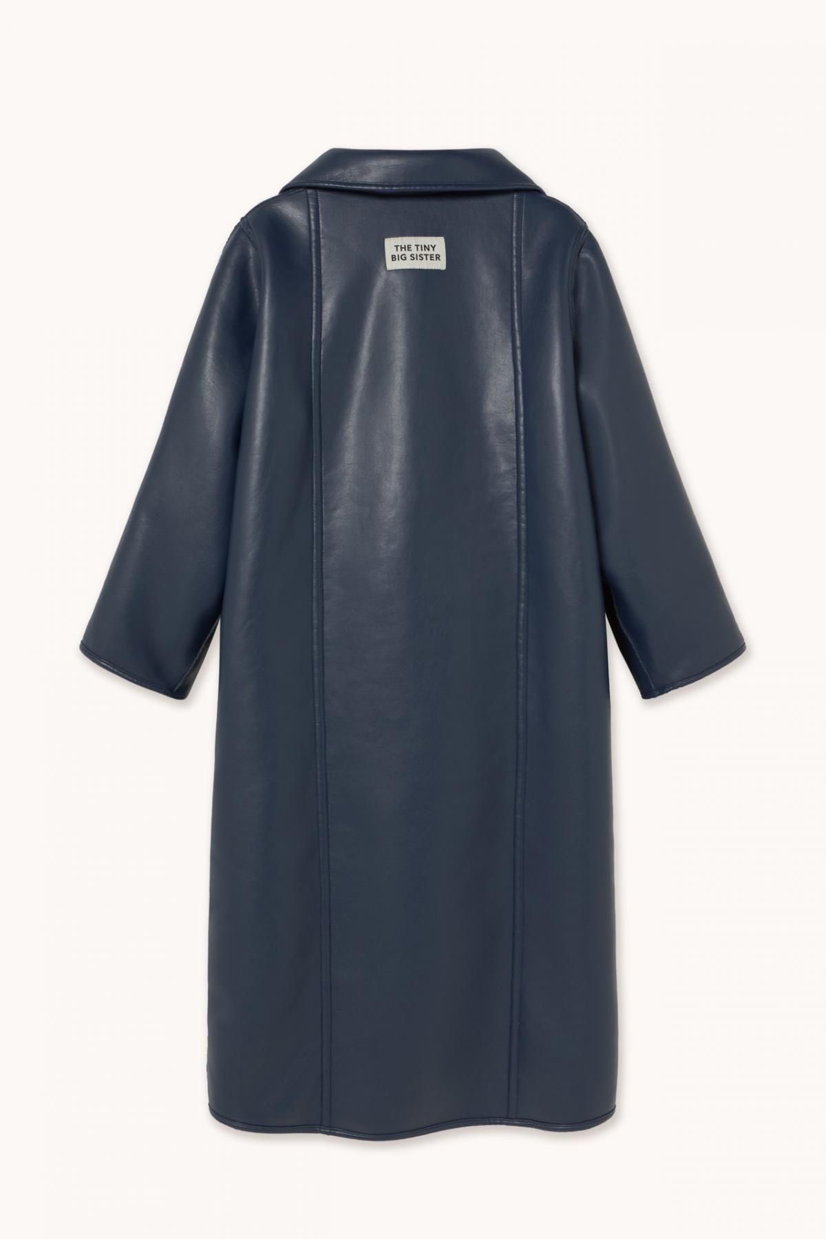 타이니코튼 페이크퍼 네이비 롱코트 AW25-682-107 ONE COLOR - 상세 이미지 4