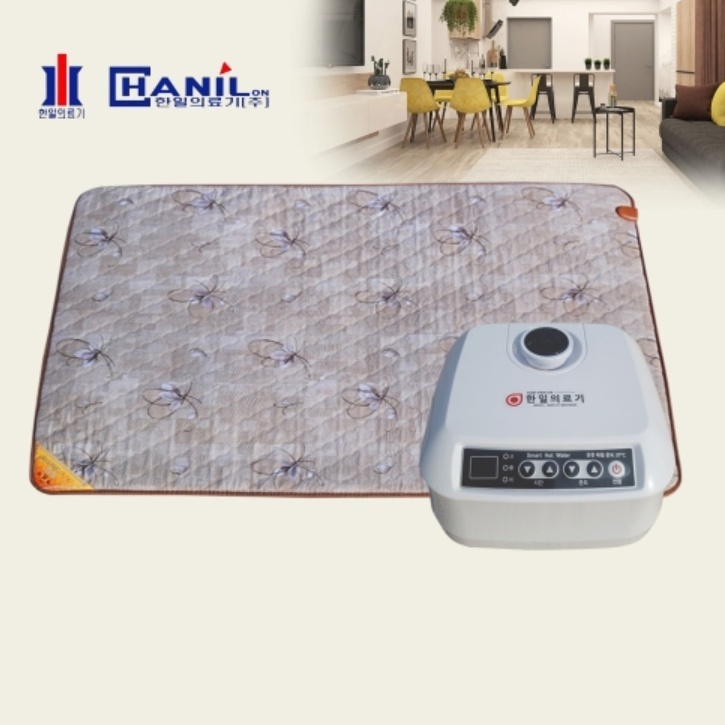 한일 온수매트 더블 전자파없는 온수장판 라텍스형 140x200cm