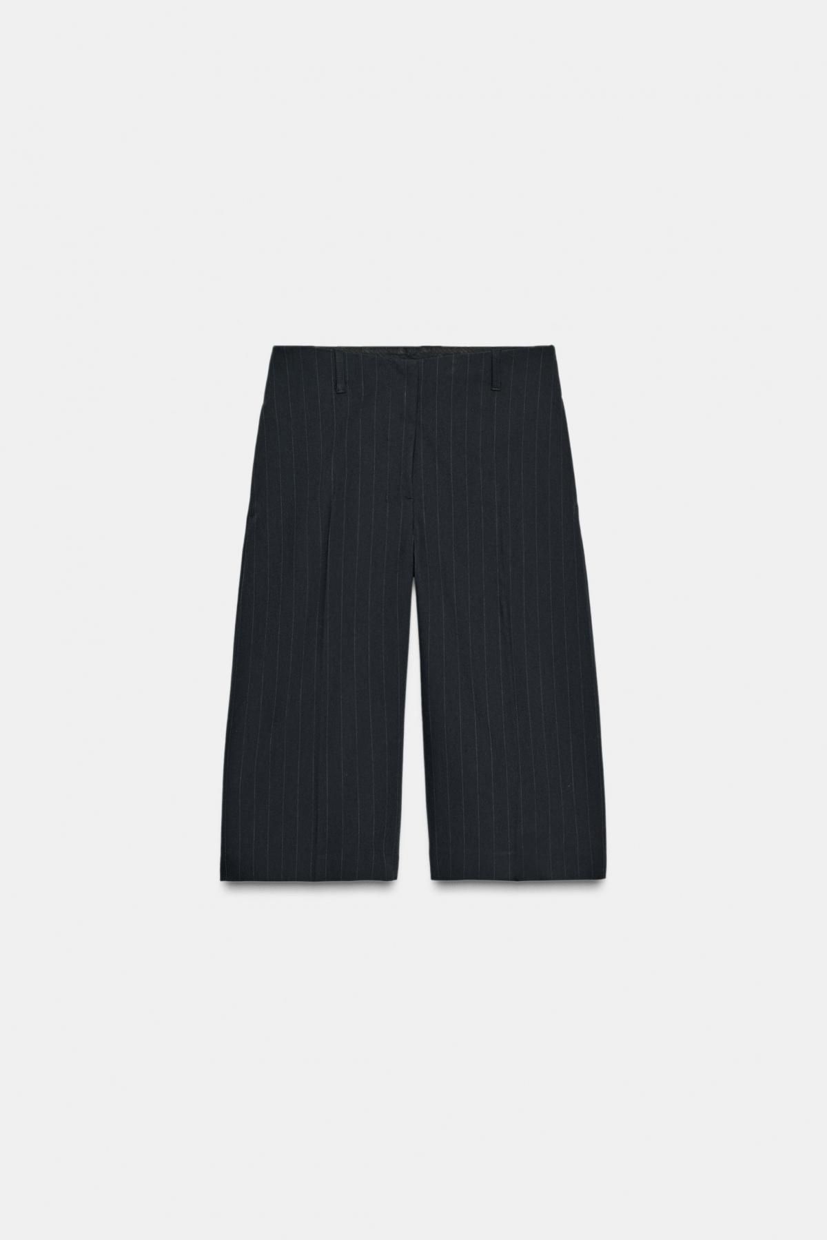 자라 테크니컬 스트라이프 버뮤다 팬츠 3811/263 NAVY BLUE - 메인 이미지