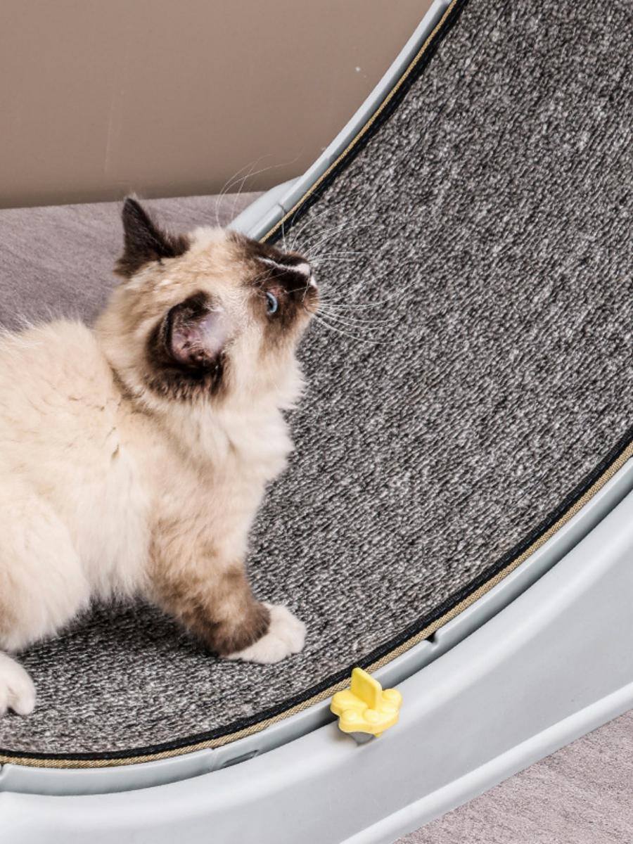 고양이 무소음 런닝머신 스크래처 운동기구 놀이용 그레이