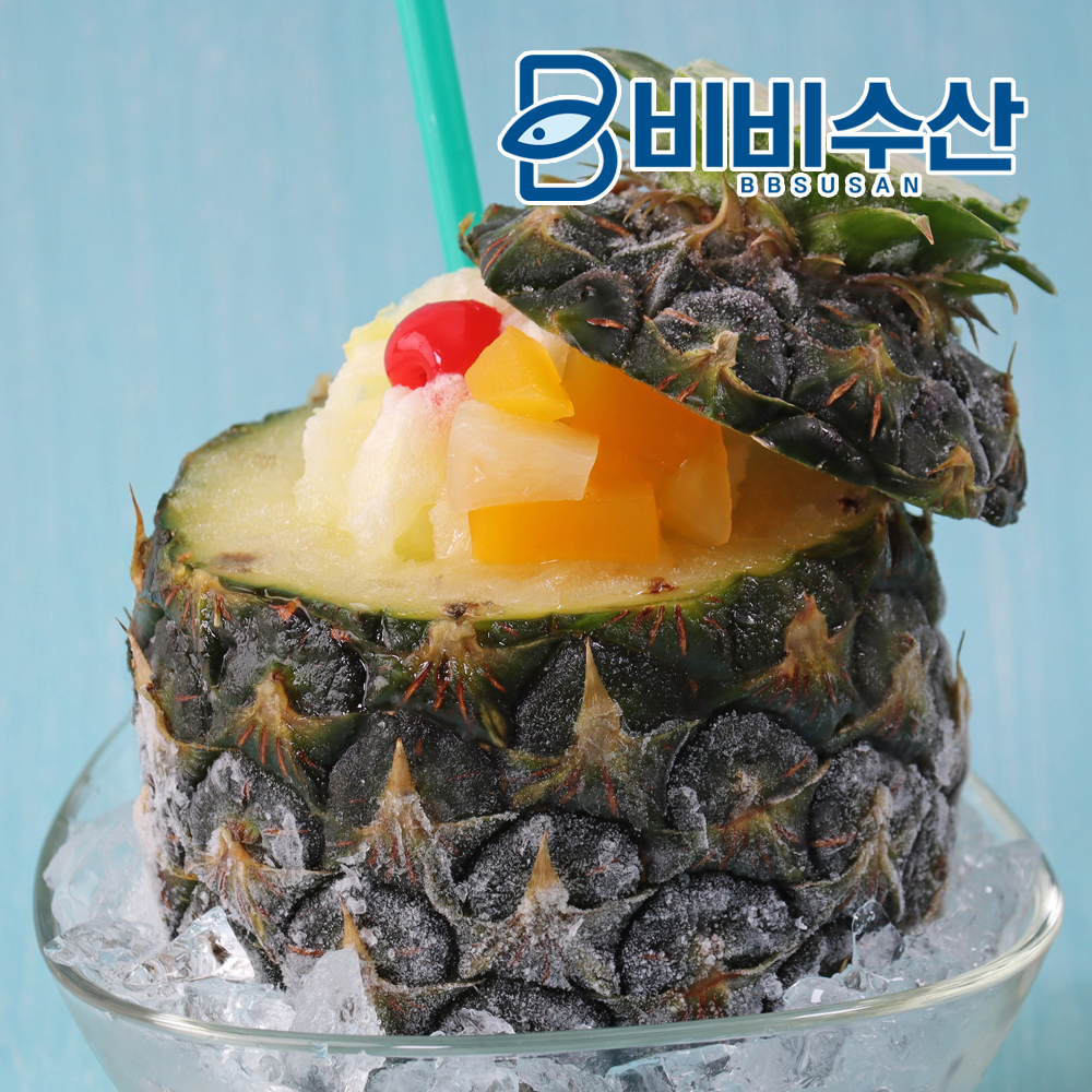 파인애플 샤베트 4개 (드라이 2개 포함) 업소용 도매용 파인샤베트