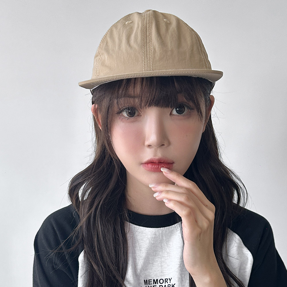 나일론 러닝캡 챙모자 무지 런닝 마라톤 볼캡 런 모자 이미지 7