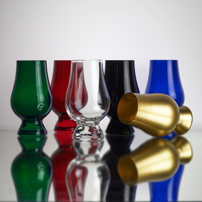 글랜캐런 테이스팅 위스키잔 싱글몰트 양주잔 레드