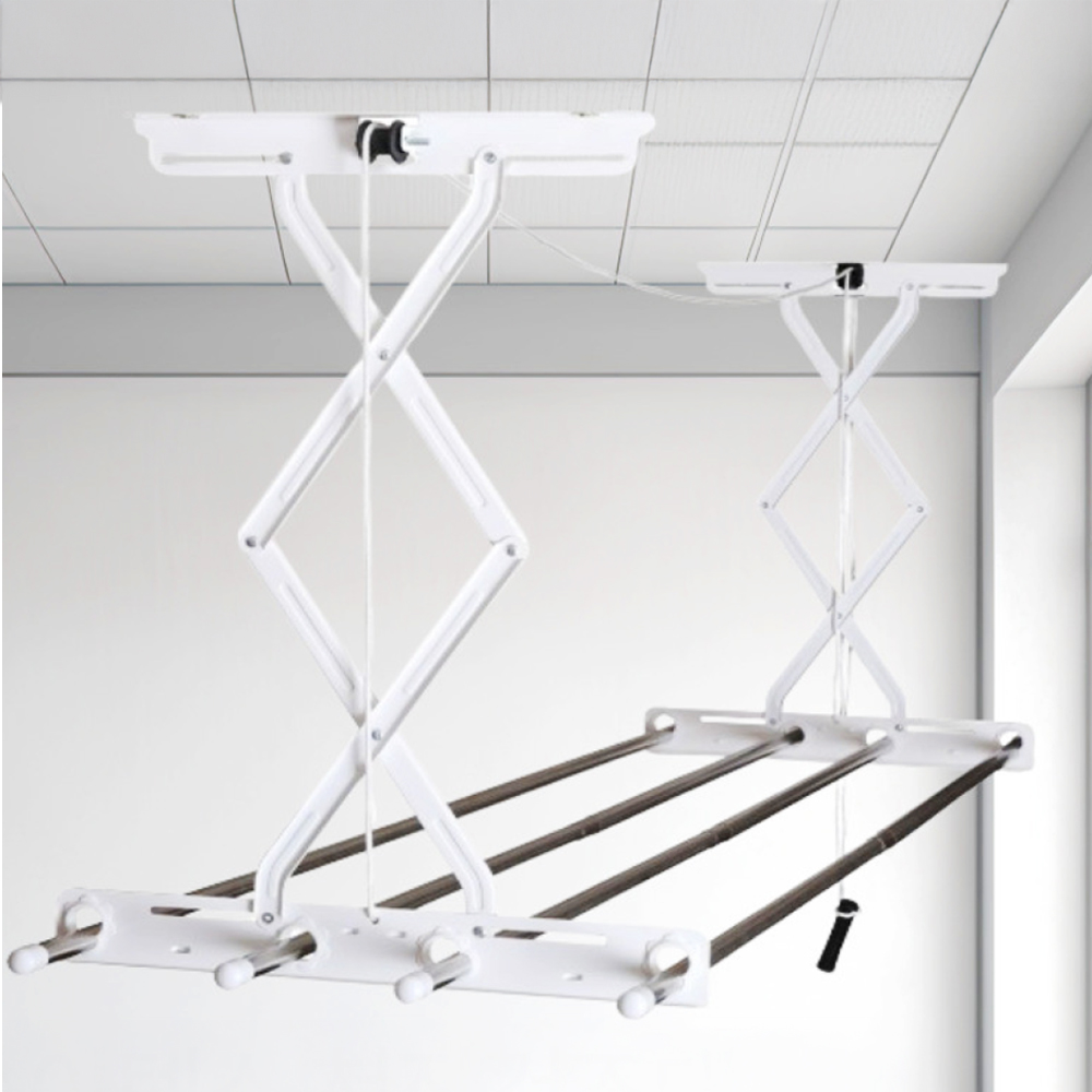 아텍스 천장 베란다 빨래건조대 천정 건조대 봉스텐 슬라이드봉 스테인레스 2단 국내자체생산