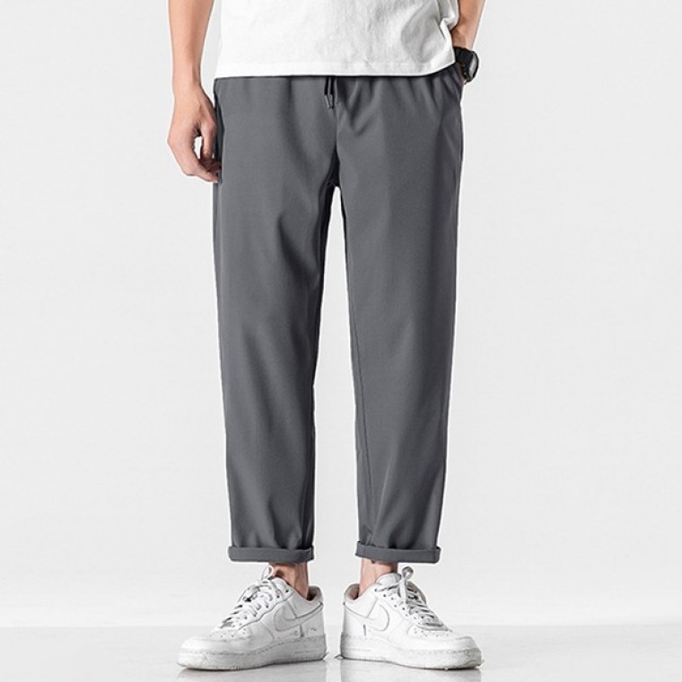 남성 4컬러 베이직 직장인 학생 밴딩 팬츠 IS-PA07N - 상품 이미지