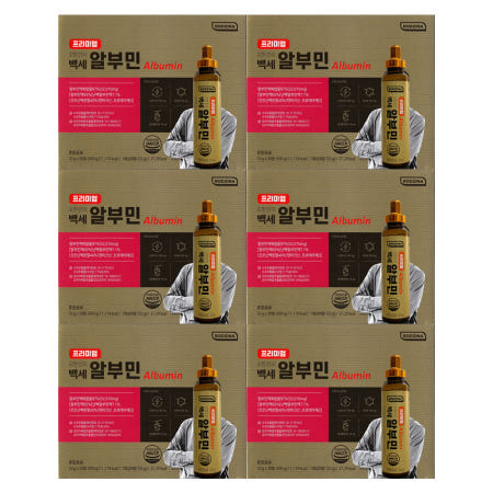 로지나 프리미엄 오한진의 백세알부민 33g x 30개입 6개
