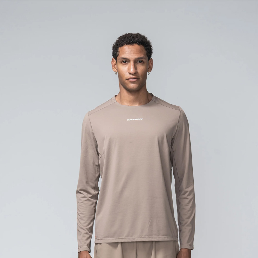 H.쿠모리 Sport Training Long Sleeve Brown - 상세 이미지 2
