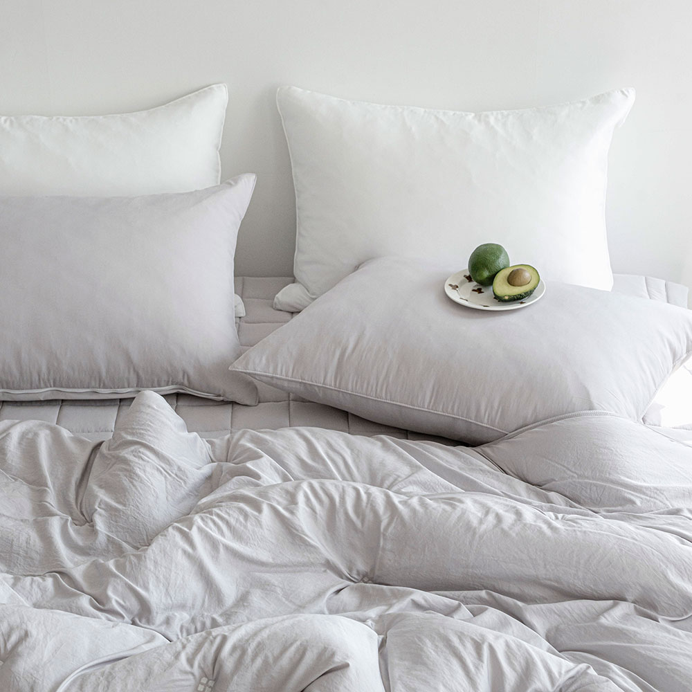 사라하우스 도톰 누빔 부드러운 베개커버 사계절