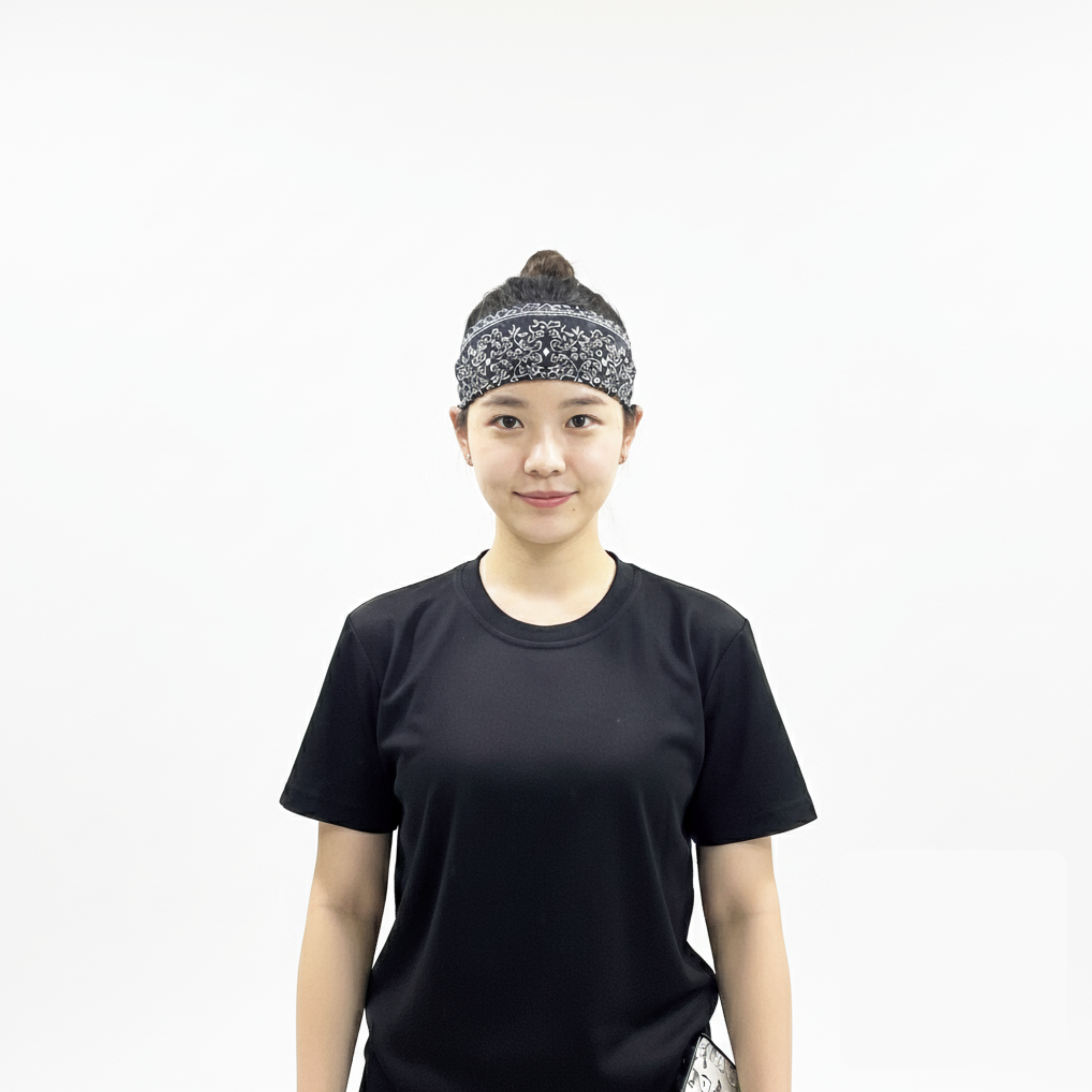 스포츠 반다나헤어밴드 넓은 머리띠 러닝 헤드밴드 - 상세 이미지 4