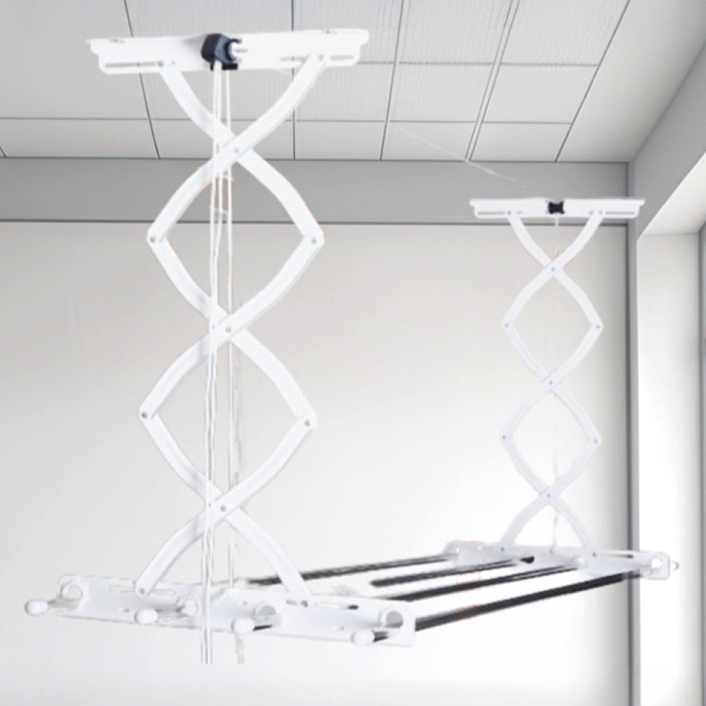 아텍스 천장 베란다 빨래건조대 천정 건조대 봉스텐 슬라이드봉 스테인레스 2단 국내자체생산