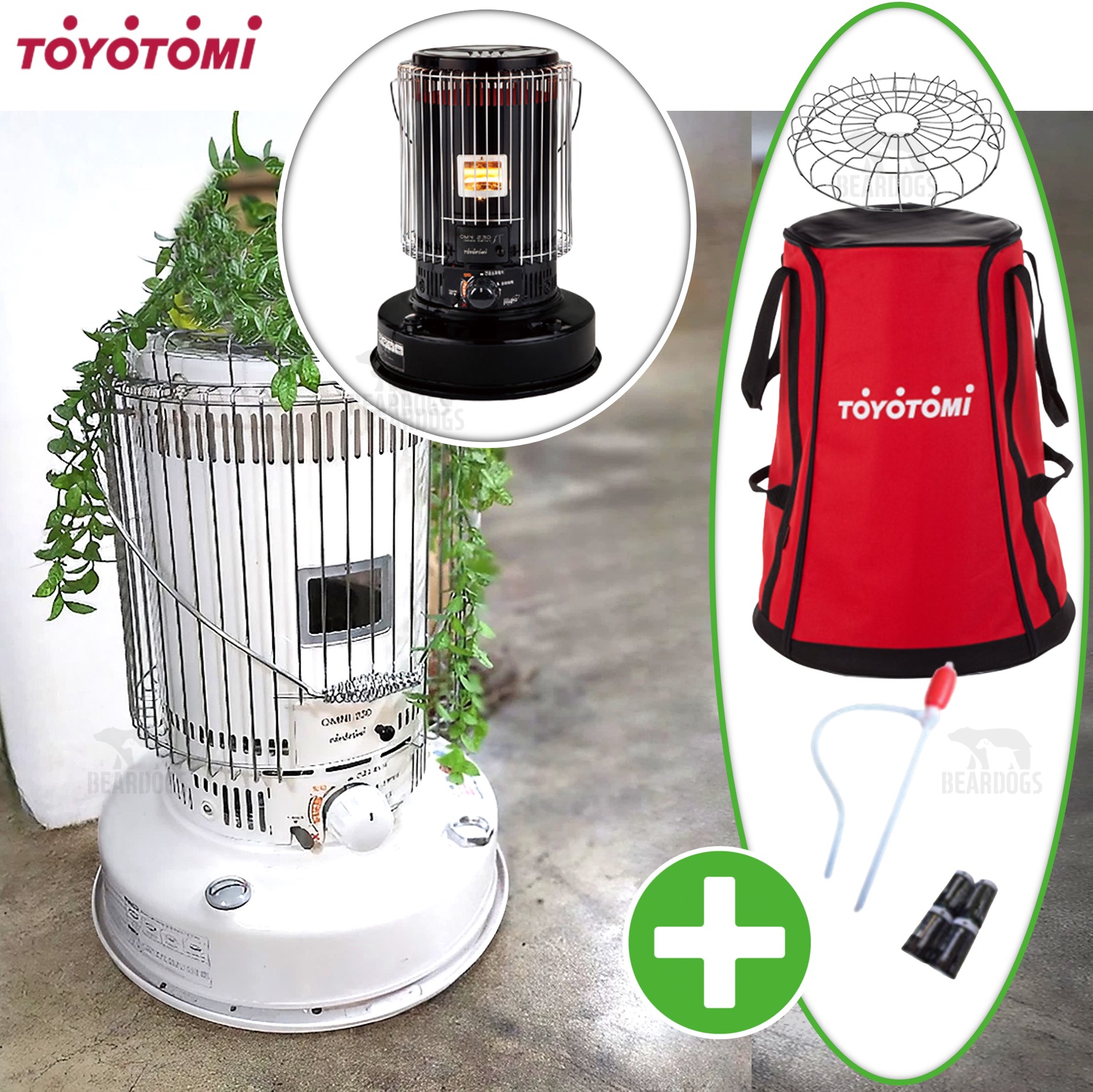 토요토미 옴니 230+가방 반사식 난로+상부망 도요토미 (국내 A/S본사)