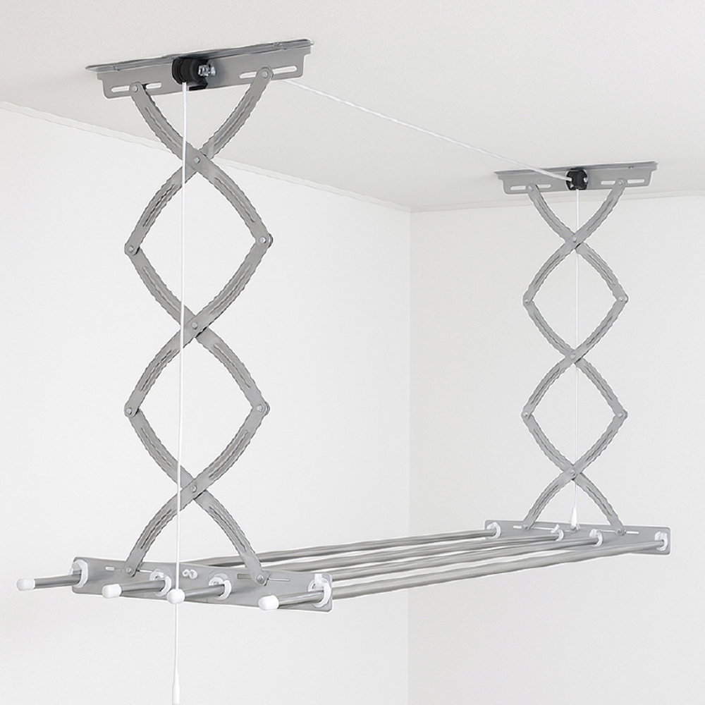 아텍스 천장 베란다 빨래건조대 천정 건조대 봉스텐 슬라이드봉 스테인레스 2단 국내자체생산