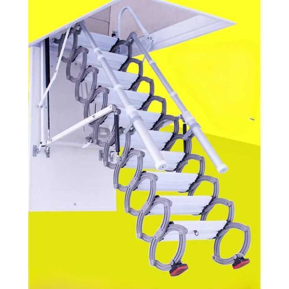 접이식 사다리 경량 알루미늄 다락방용 안전 발판 티타늄  700x1200mm - 상세 이미지 2