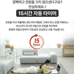 텐드리 거실전기매트 모노륨 카페트매트 거실용 구들장전기장판 대형 개봉기 | 실사용 후기 - 상품 이미지 3