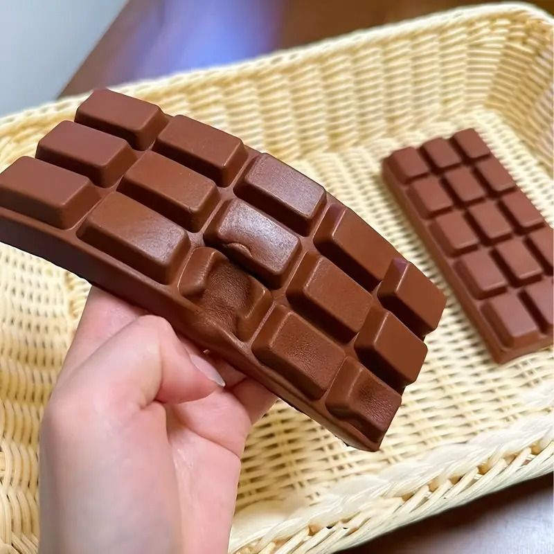 초콜릿 말랑이 초코 초콜렛 모찌 말랑이 타바 스퀴시 슬라임 볼 주물럭 스트레스볼 촉감놀이 액체괴물 만득이 특이한 친구 선물 - 상품 이미지
