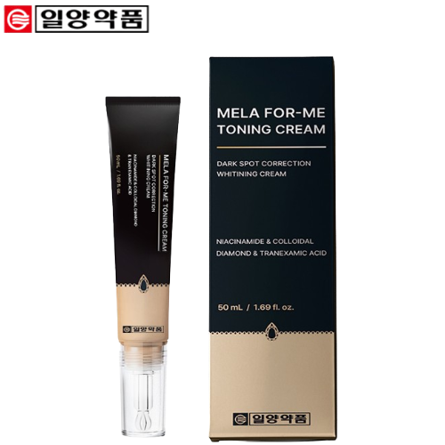 일양약품 멜라 포미 토닝 크림 50ml 기미 색소침착 밝은 피부 톤 미백 동안 탄력 보습 - 상품 이미지