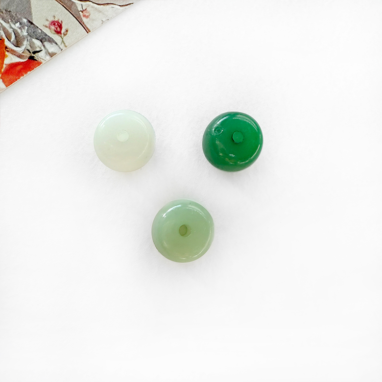 (컬러랜덤 100p) 11x12mm 그라데이션 야광 볼 구슬 비즈 팔찌재료 이미지 8