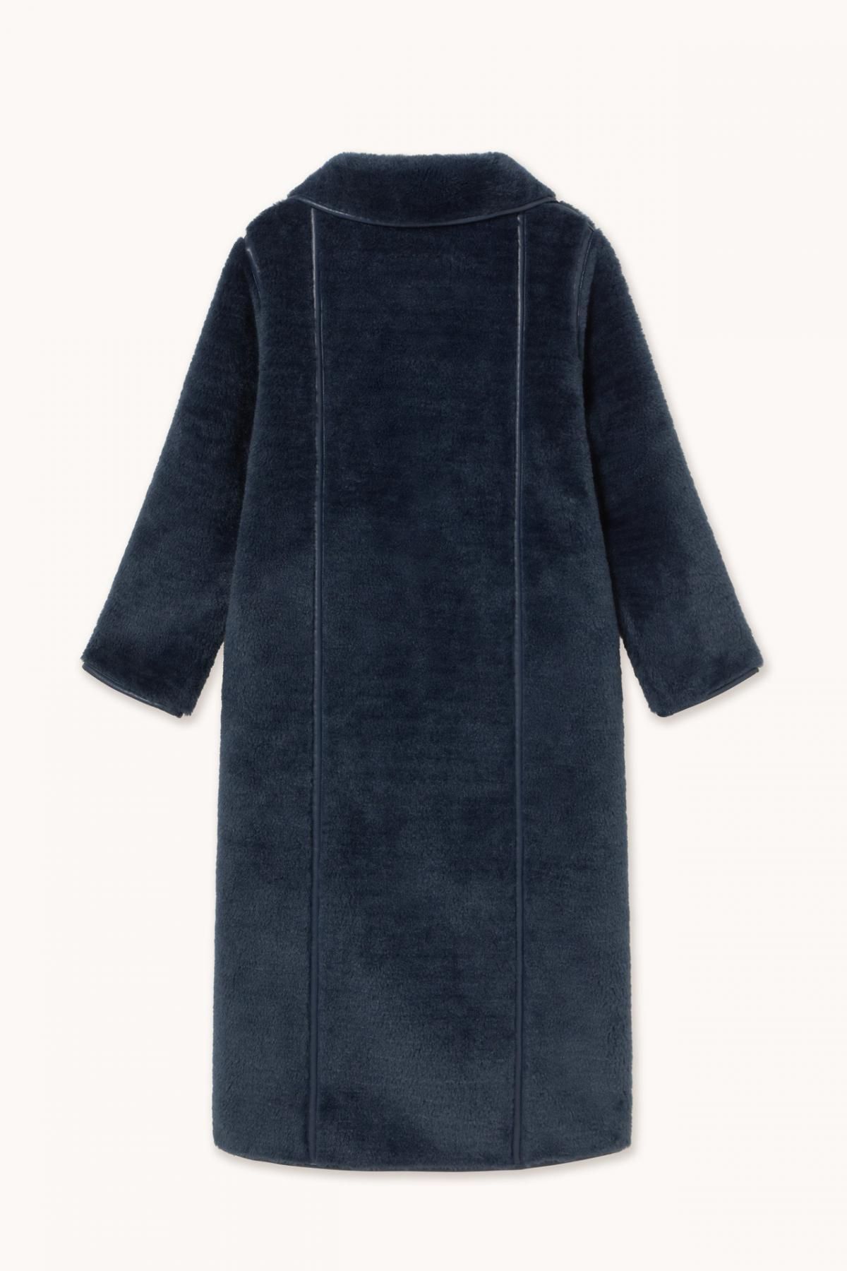 타이니코튼 페이크퍼 네이비 롱코트 AW25-682-107 ONE COLOR - 상세 이미지 2