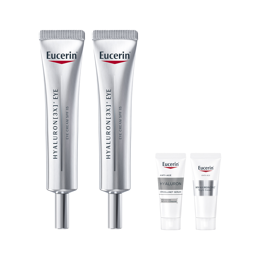 유세린 하이알루론 3X 아이크림 15ml 더블팩 - 상품 이미지