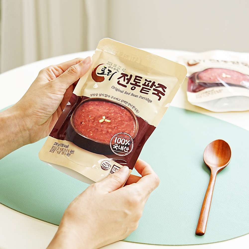 국내산 팥죽 230g 간편죽 파우치형 - 상품 이미지