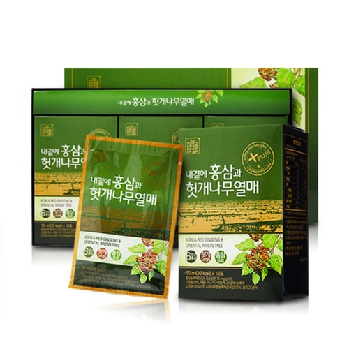 홍삼과 헛개나무열매 50ml x 30포 - 상품 이미지