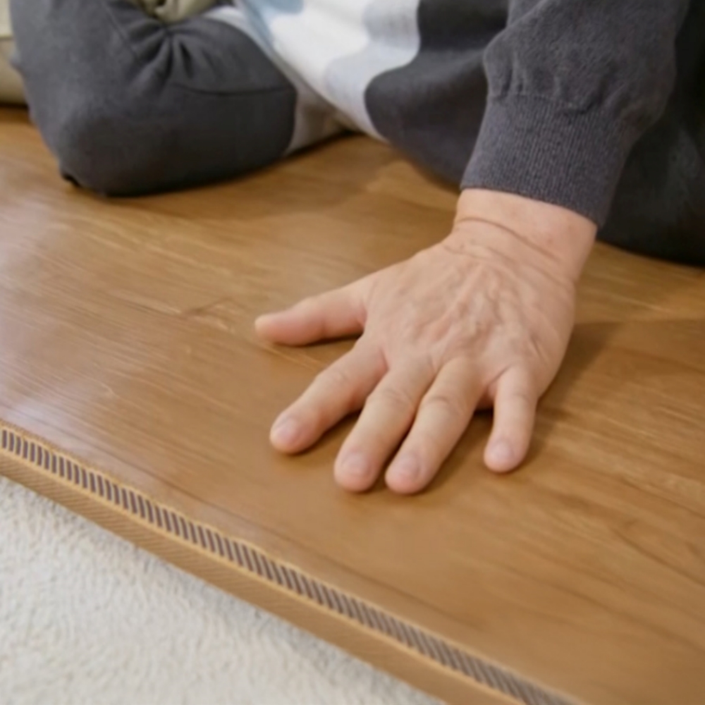 일월 카본 원목마루 매트 1세트 원적외선 미끄럼방지 자동전원차단 카페트매트