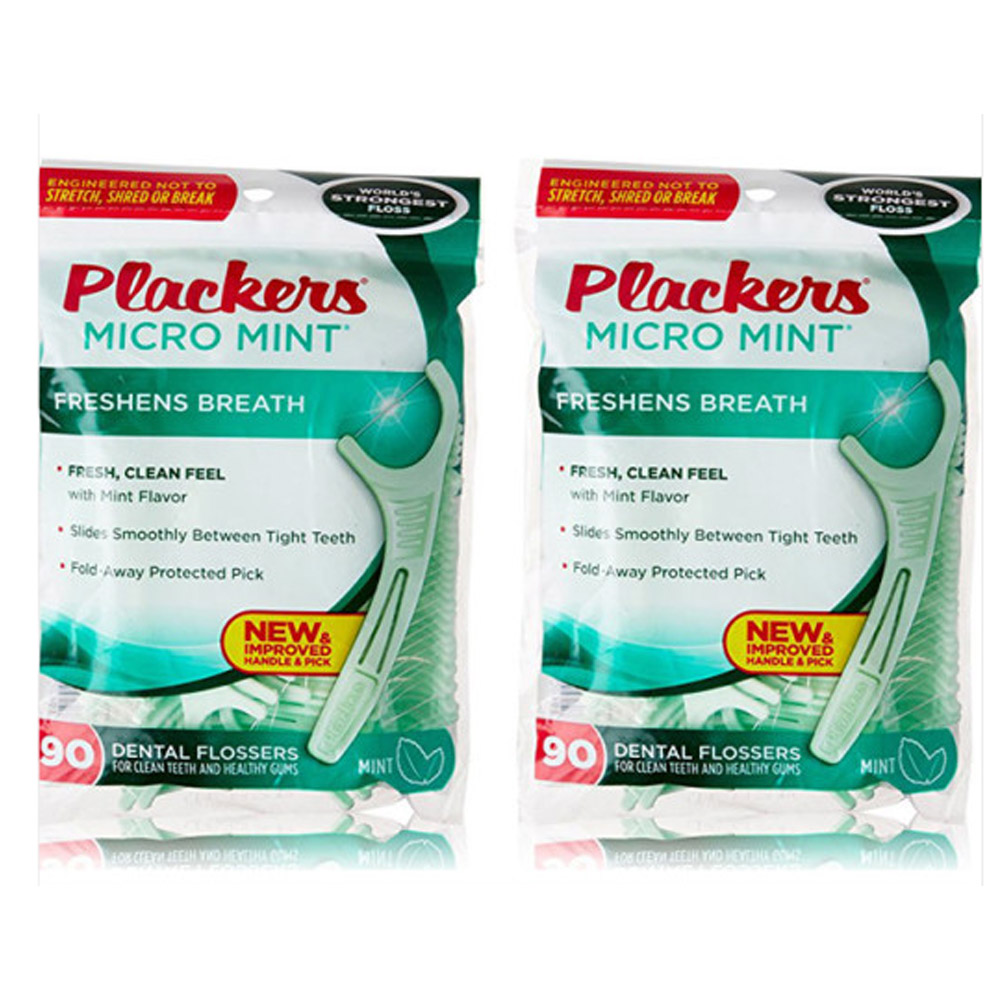 플랙커스 마이크로 민드 치실 180개입 민트향 Plackers