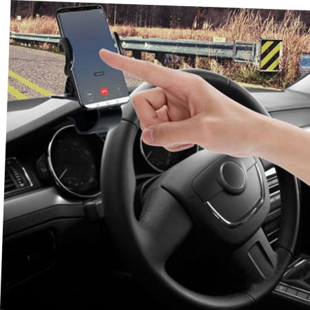 차량용휴대폰거치대 360도 스마트폰 집게형 거치대 편리한 차량용