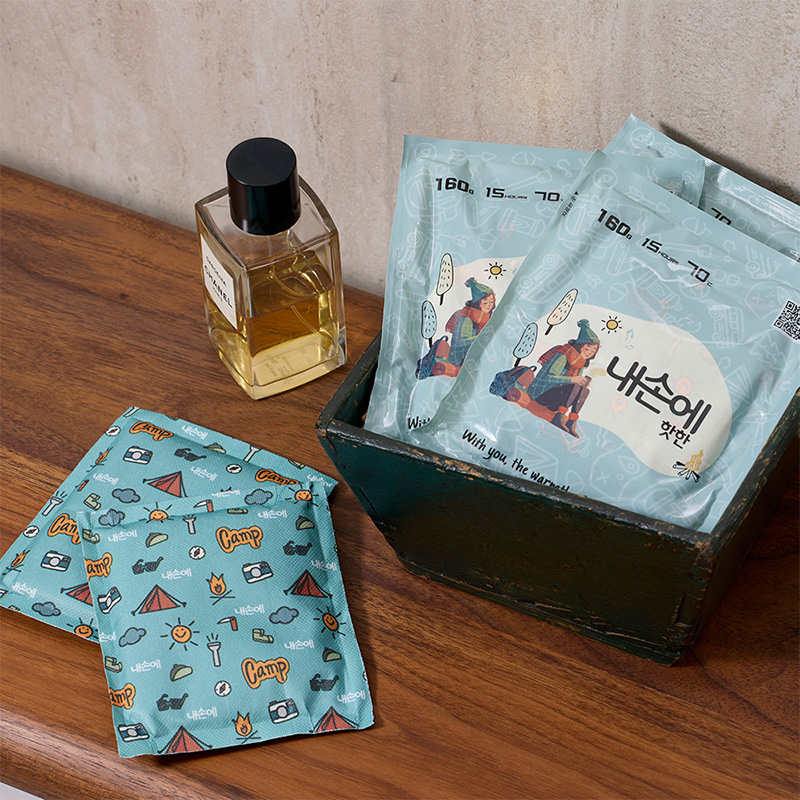 내손에 핫한 국내생산 군용 캠핑용 대용량 손난로 핫팩 160g (20개입)