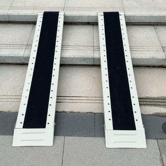 오토바이 경사판 자전거 경사로 진입판 접이식 발판 - 상품 이미지